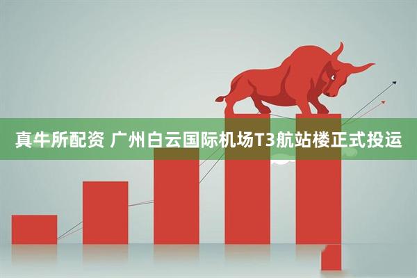 真牛所配资 广州白云国际机场T3航站楼正式投运